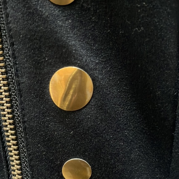 CYNTHIA ROWLEY GOLD EMBELLISHED METAL CIRCLE BODYCON KNEE LENGTH DRESS SIZE XS - Picture 10 of 11